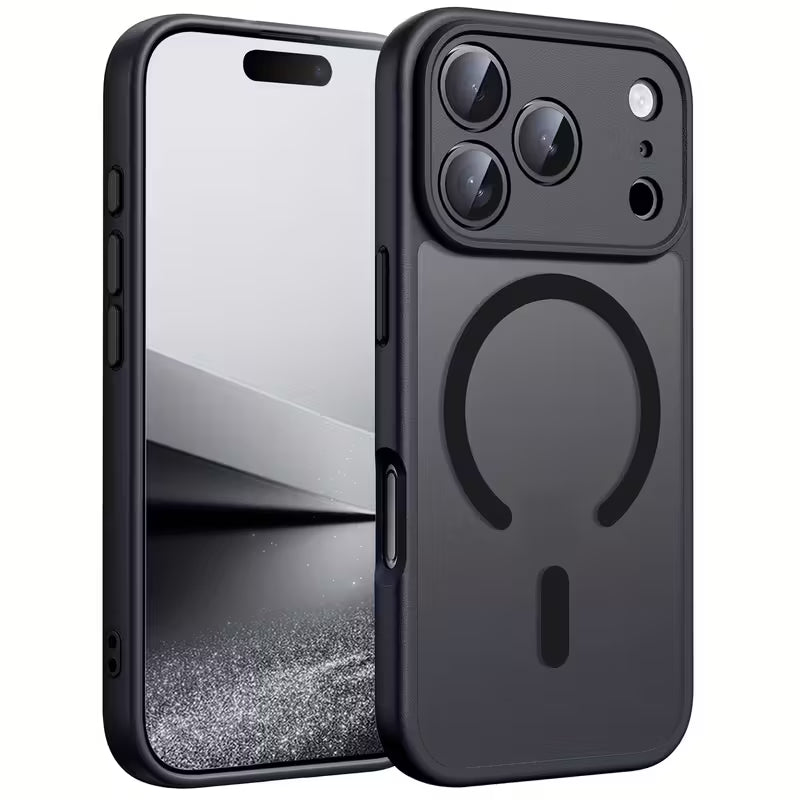 iPhone 17 Acrylic Matte Back Cover Support Wireless Charging