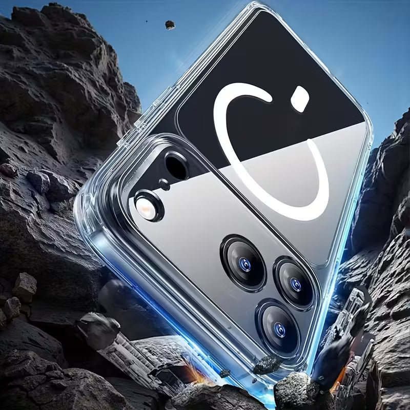 ESR for iPhone 17 Pro Max Case, Camera Control Cover, Compatible with MagSafe Accessories, Military-Grade Drop Protection, Shock-Absorbing Air Guard Corners, Hybrid Series, Clear