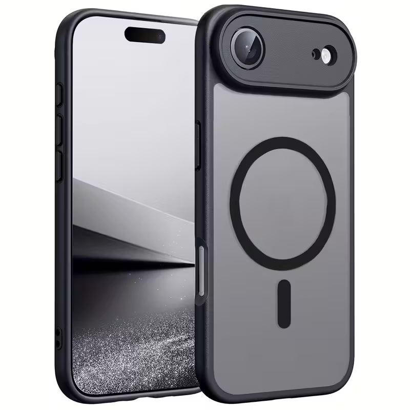 iPhone 17 Acrylic Matte Back Cover Support Wireless Charging