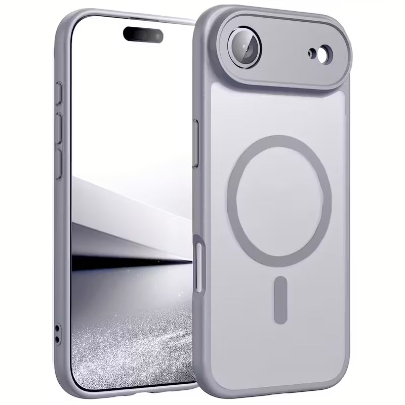 iPhone 17 Acrylic Matte Back Cover Support Wireless Charging