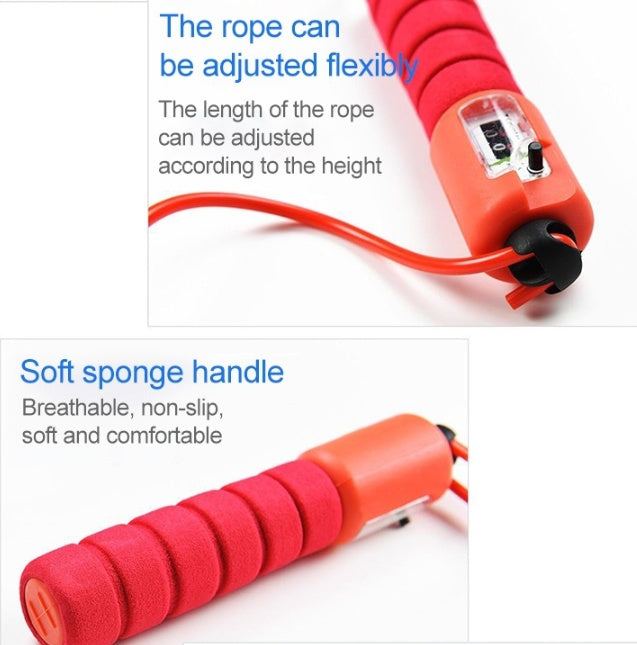 Skipping Rope With Counter and Adjustable Length