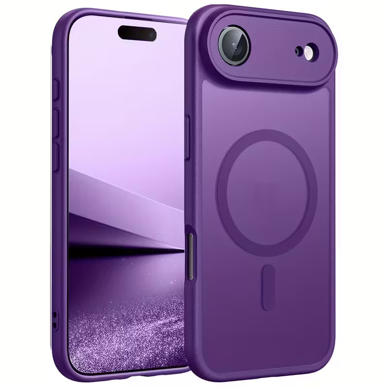 iPhone 17 Acrylic Matte Back Cover Support Wireless Charging