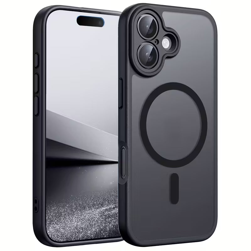 iPhone 17 Acrylic Matte Back Cover Support Wireless Charging