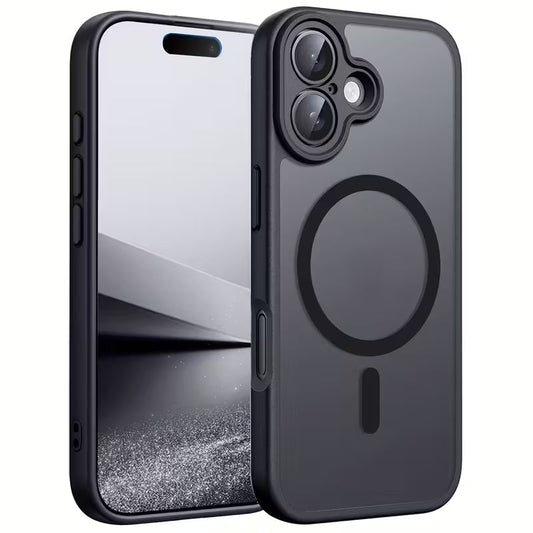 iPhone 17 Acrylic Matte Back Cover Support Wireless Charging