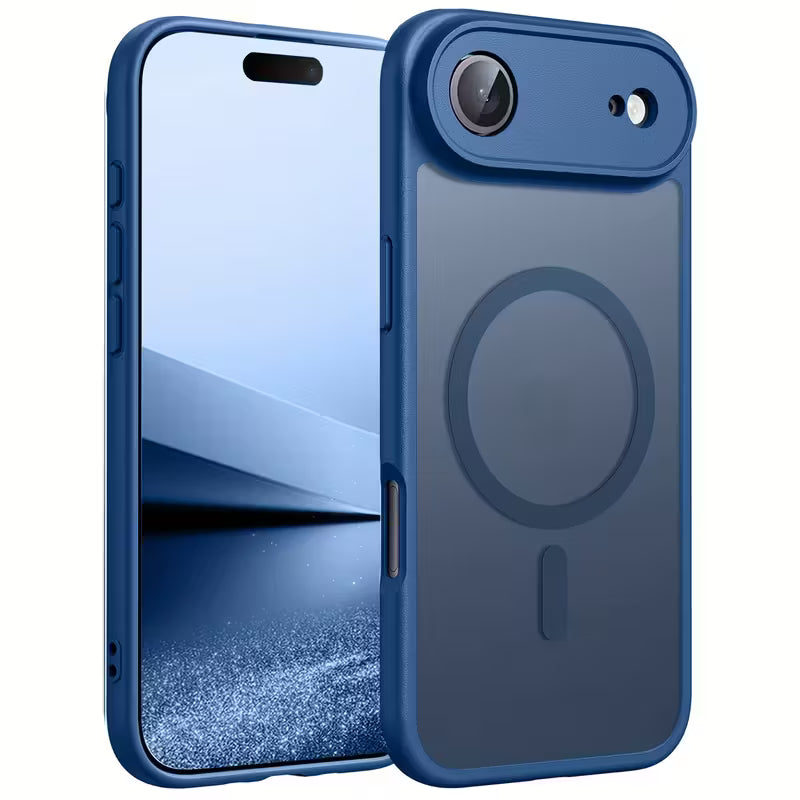 iPhone 17 Acrylic Matte Back Cover Support Wireless Charging
