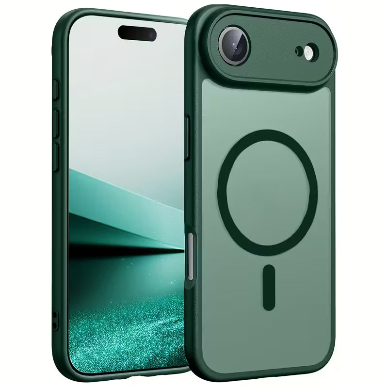 iPhone 17 Acrylic Matte Back Cover Support Wireless Charging