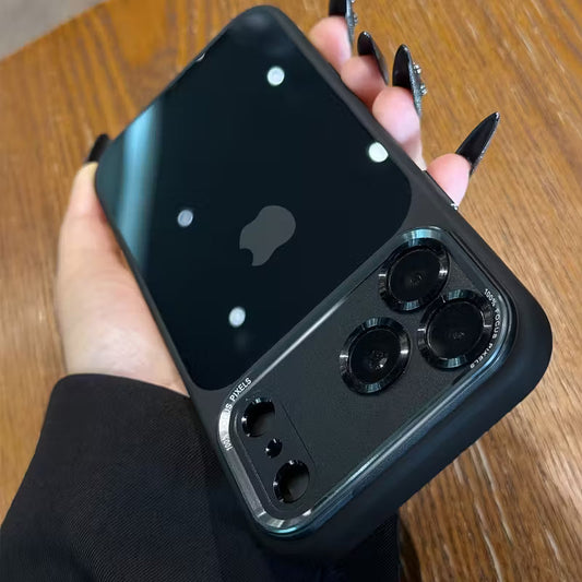 Luxury high-quality translucent Leica Metal lens frame protective case Suitable for iPhone 17 Series