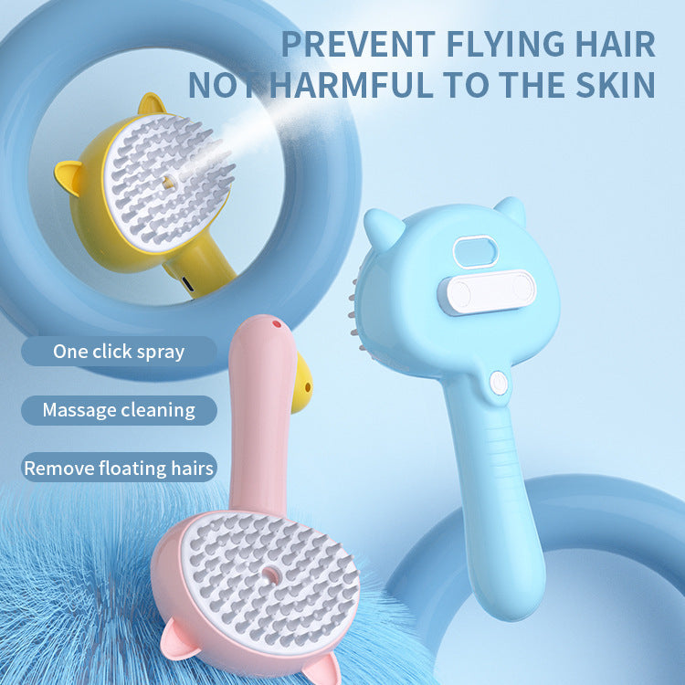 Hair Cleaning Brush With Mist