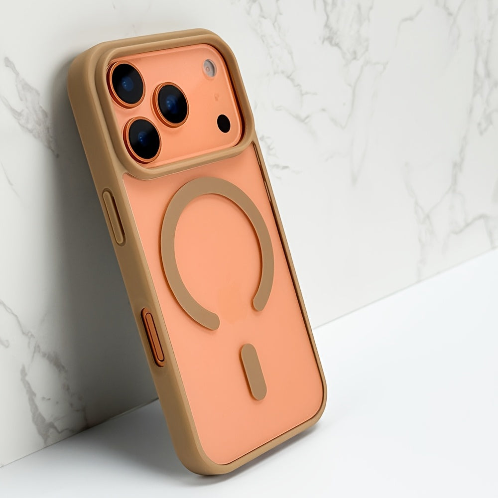 Luxury Clear Magnetic Wireless Charging Case for iPhone